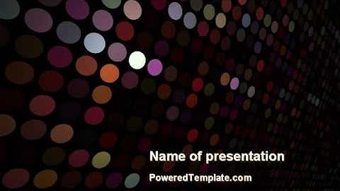 Mosaic Decor PowerPoint Template by PoweredTemplate.com