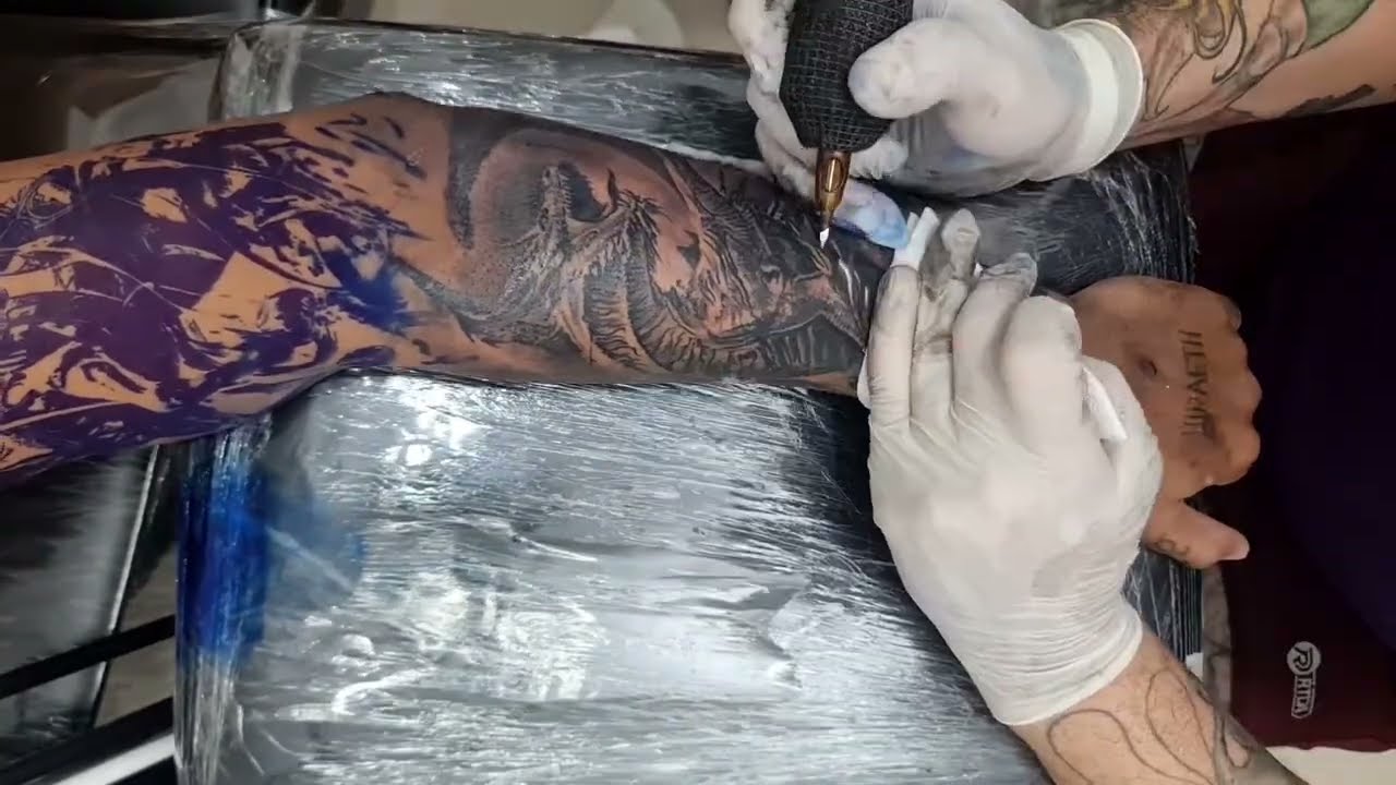 DRAGÃO REALISTA 3D – ILUSÃO DE ÓTICA, LUZ E PROFUNDIDADE | Diego Rodrigues Tattoo
