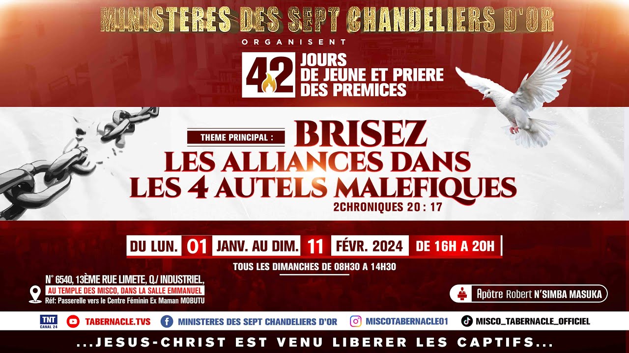 42 JOURS DE PRIÈRE DES PRÉMICES