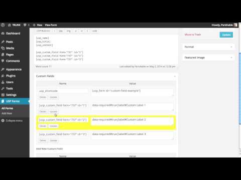 USP Pro - Add Custom Fields
