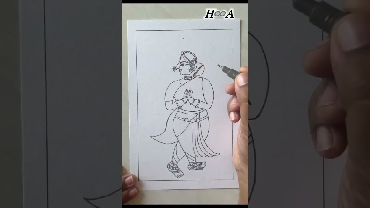 Traditional cheriyal Art | step by step.     