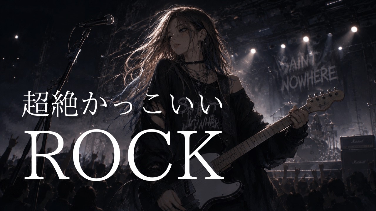 洋楽Playlist】最高にかっこいい洋ロック⚡テンションが上がる最強Rock