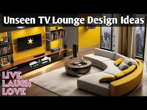 Unseen Modern TV Lounge Designs 2024 💝 | tv lounge decor ideas | tv ...