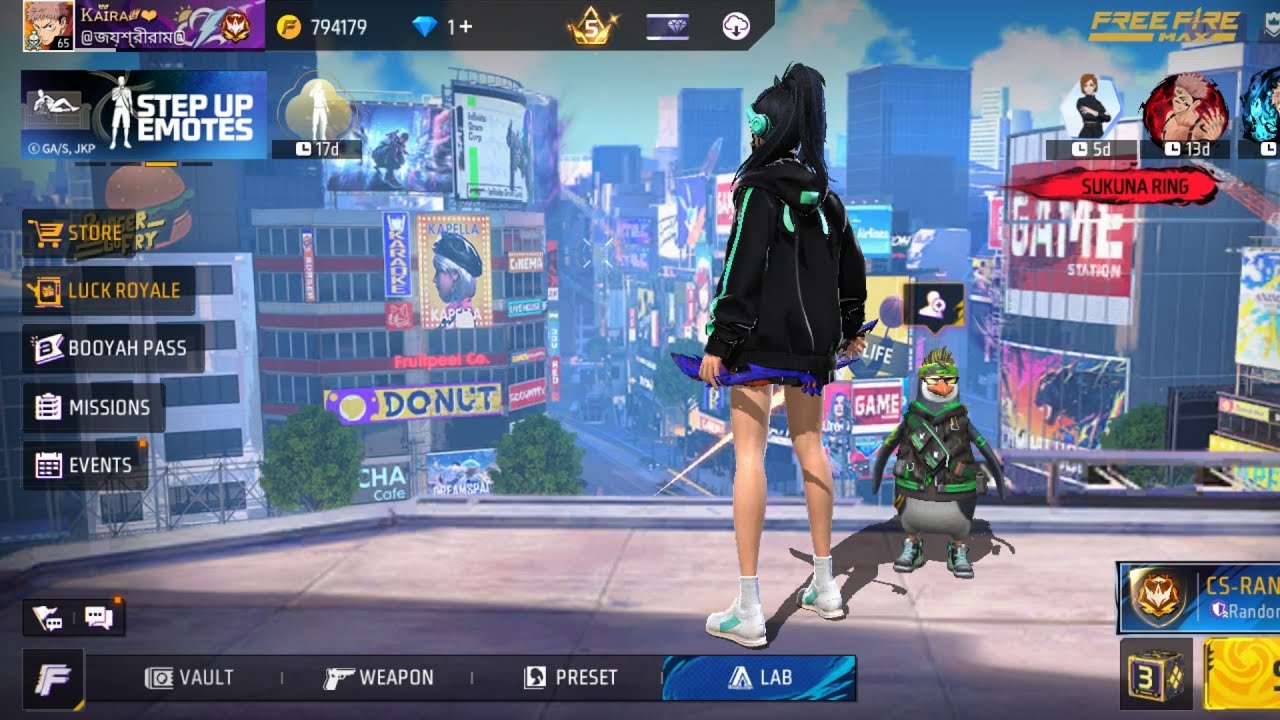 🙏🏻🫶🏻❤cs rank match live game play random player 💥💥 gareena free fire 🔥☺️😎