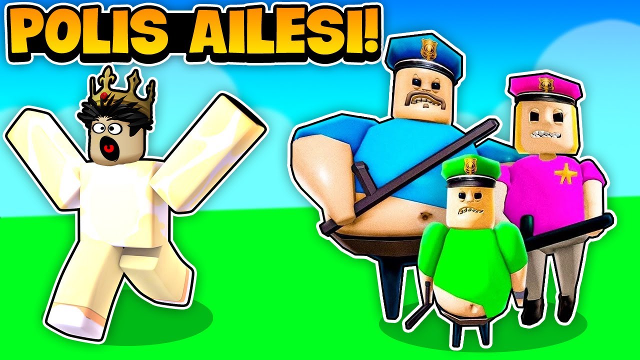 PSİKOPAT POLİS AİLESİ! | Police Family Escape | Roblox Türkçe
