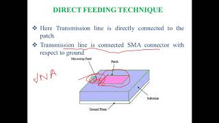 Insert feed Technique In Microstrip Patch Antenna in tamil