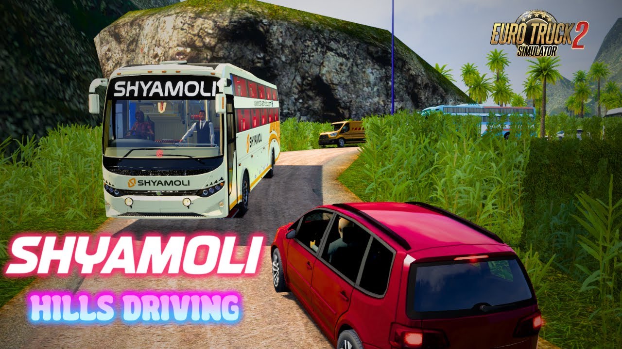 Shyamoli Bus mod | Ets2 | Playing With PXN V9 | Young yt ad |