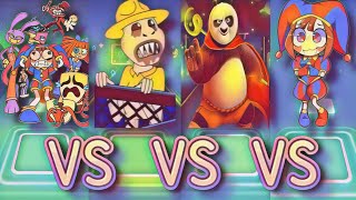 🎮 Digital Circus 2 Episode VS Zookeeper Has a Family VS Kung Fu Panda 4 VS Creepy Pomni | Tiles Hop