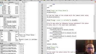 Engineering Ranked Voting in MATLab