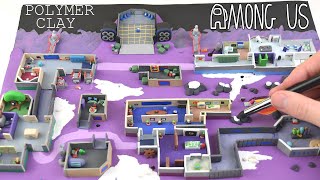 Making The Entire Map Of Polus From Among Us Using Polymer Clay screenshot 5