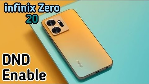 How To Enable Dnd In Infinix Zero 20, How To Enable Do Not Disturb In Infinix Zero 20