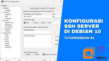 KONFIGURASI SSH SERVER DI DEBIAN 10