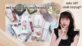 UNBOX GẦN 2 TRIỆU MỸ PHẨM NỘI ĐỊA TRUNG | Rẻ nhưng có chất lượng? 😱 Ny Nguyễn