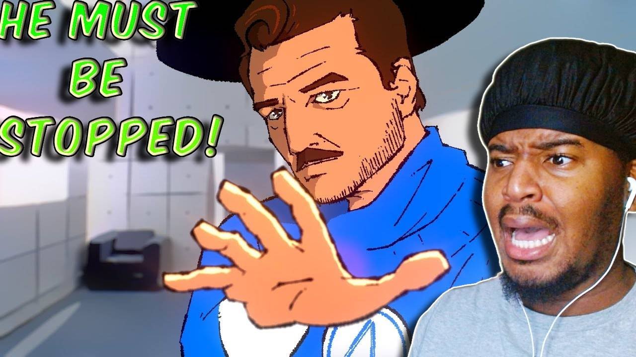 Анимации авокадо Педро Паскаля, когда он испытывает тревогу РЕАКЦИЯ