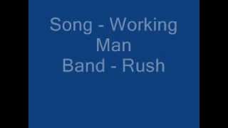 Working Man - Rush - with lyrics