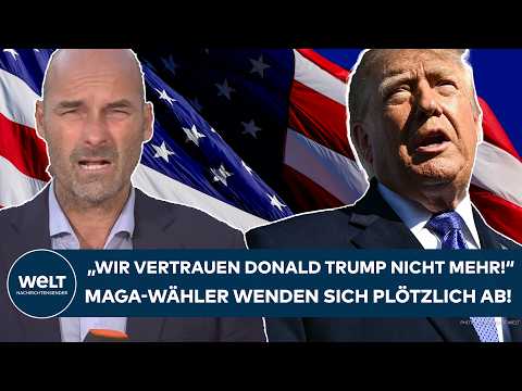 USA: "We no longer trust Donald Trump" - MAGA voters are turning away! President at his limit!