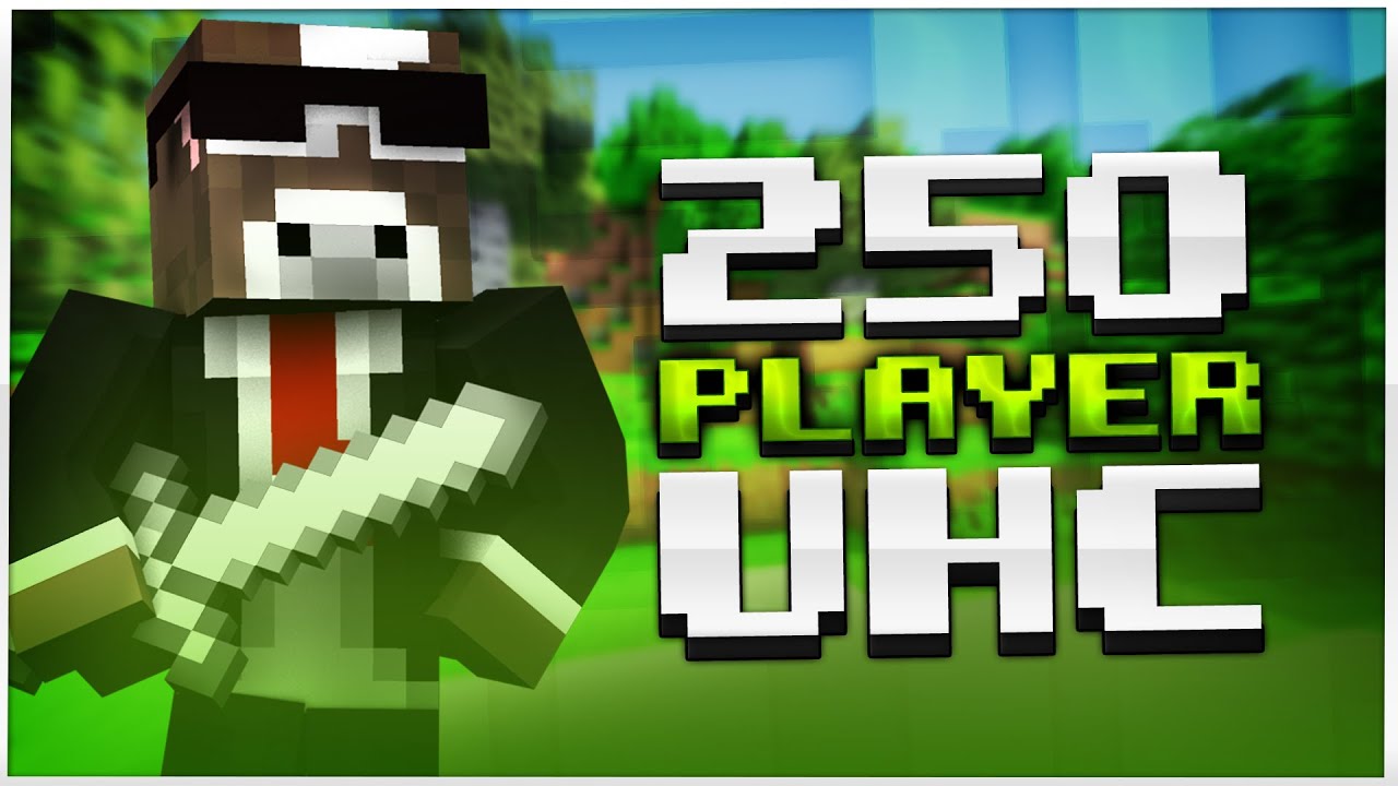 Minecraft 250 PLAYER UHC w/ Rusher, Dfield, Huahwi, and More (Minecraft Ultra Hardcore)