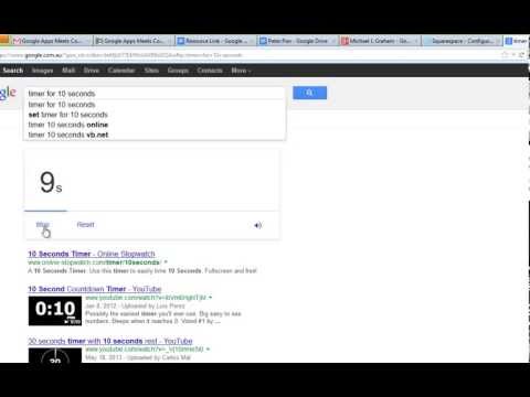 Video Google Timer - youtube