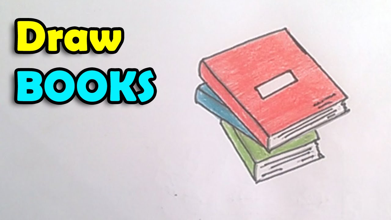 How To Draw Books For Kids