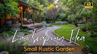 Cozy Backyard Retreat: Rustic Small Garden Landscaping Ideas to Transform Your Tiny Outdoor Living screenshot 1