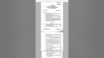 probability and statistics btech 2nd sem 2023 mathematics 2 #bca #math #ymca #previousyearquestions