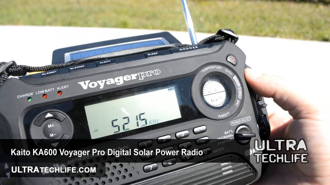 Kaito KA600 AM/FM/SW/NOAA Emergency Solar Radio Review YouTube