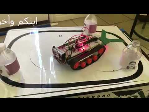 عبير منصور العنزي أصغر عالمة بالصف الثالث ابتكرت نموذج دبابة سلمان عالية الذكاء