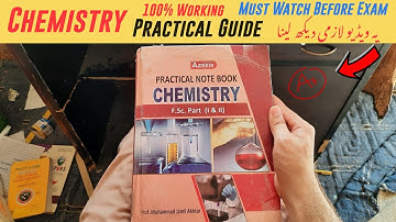 12th Class Chemistry Most Important Practical - 12th Chemistry Practical Guidelines #practical_exam