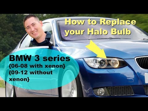 How to Replace Halo Ring bulb on a BMW 3 series