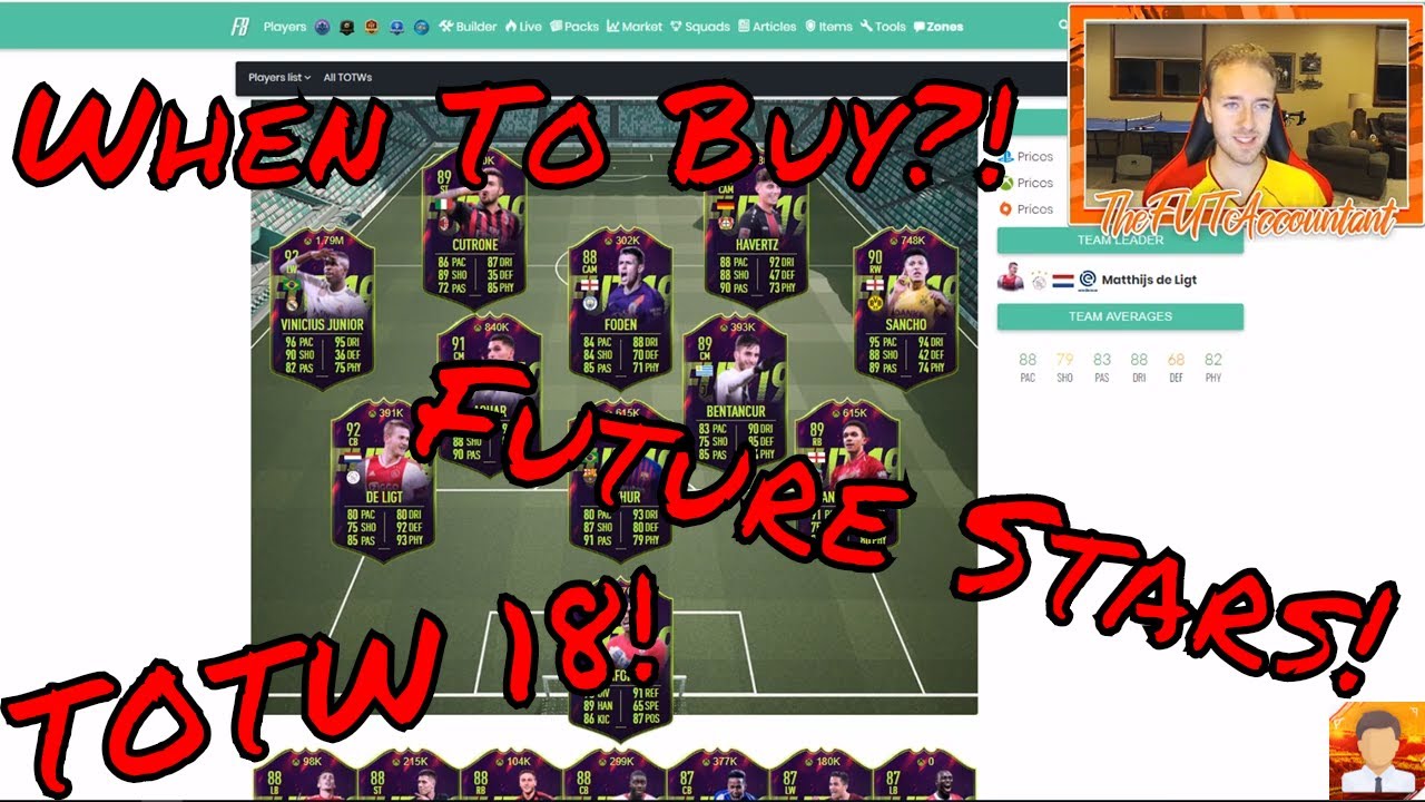 When To Buy Future Stars Cards? TOTW Investing? FIFA 19 Ultimate Team