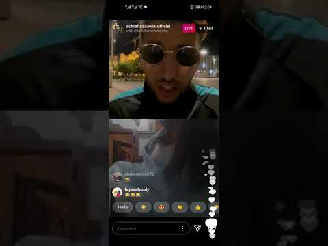 لايف ساخن Achraf Casawi Ft Mimicha هههه 18 