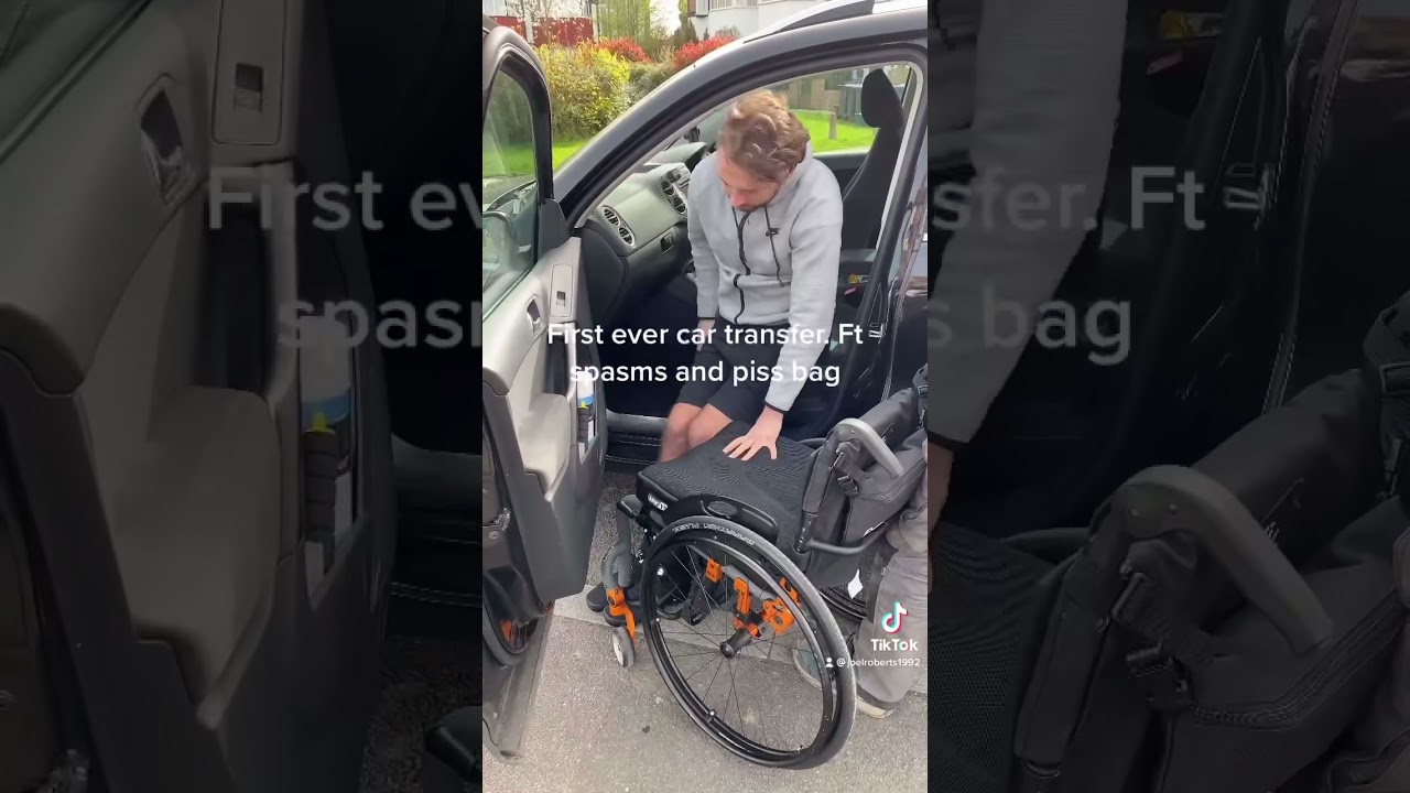 Cavernoma Spinal cord injury- first car transfer 💪🏼