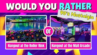 Would You Rather... 90s Kids Edition! 💿📼 Fun Nostalgia Quiz | Quizzly Bears