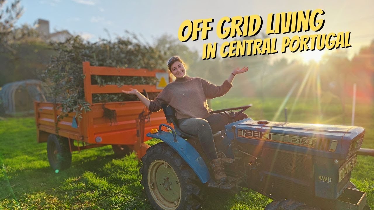 Finishing Offgrid DIY tasks to save £££ - Elbow Grease, Tractoring and Chicken cooping in PORTUGAL