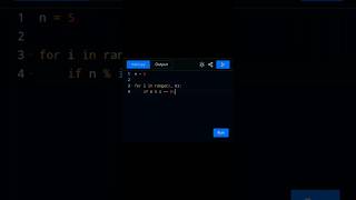Prime Number Program in Python | for loop with else | Python for Beginners. #shorts #python #viral