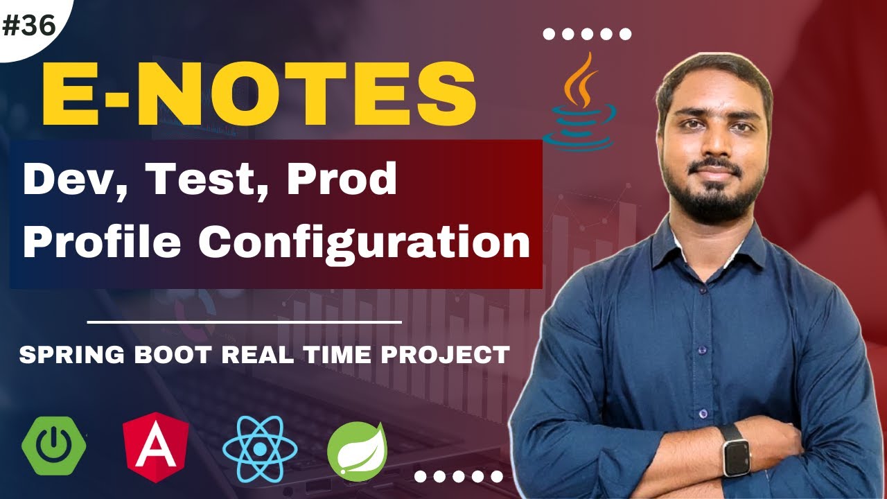 #36 Enotes- Dev, Test, Prod Environment Profile Configuration | Spring ...