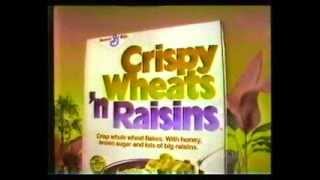 Crispy Wheats And Raisins Wizard Of Oz Characters Commercial 1981