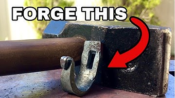 Use THIS Project to Get Your Start in Blacksmithing | How To Forge a Hook