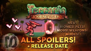 TERRARIA 1.4 JOURNEY'S END - ALL SPOILERS UPDATED 2020- New BIOMES! Modes! Pets! Weapons! Part 1