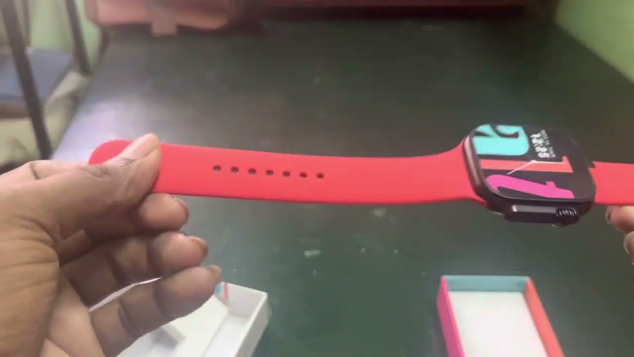 ALT OG PRO UNBOXING SMARTWATCH VIDEO(RED SPORTSBAND)