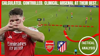 How Arteta Outclassed Simeone Arsenal 40 Atletico Tactical Analysis
