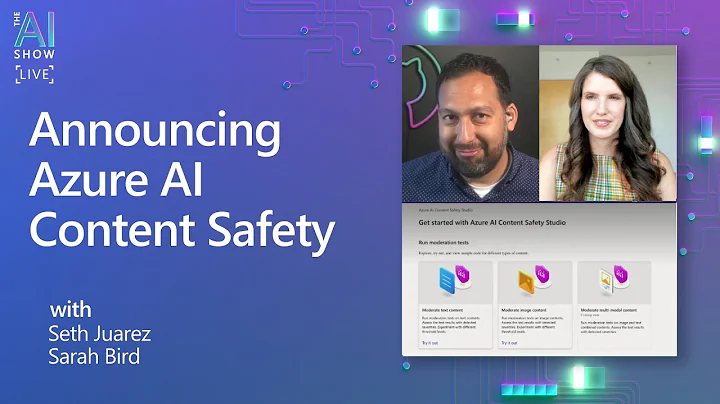 Announcing Azure AI Content Safety | Creating Safer Online Communities