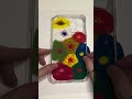 Раскрашиваем чехлы для телефона красками🎨🌸 #colour #case #art##flower