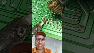 cara menghilangkan timah solder#repair #soldering #tech #smartphone #caraservishp #viral #automobile