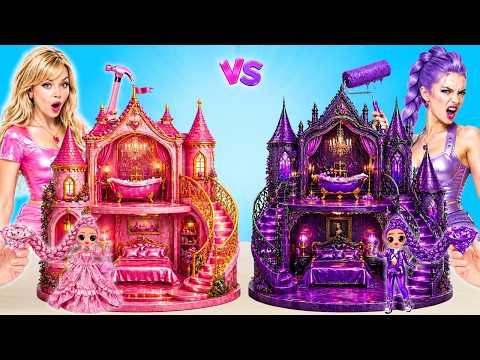 Doll Room Makeover | Rumi VS Barbie Doll Castle by PiPi Pop