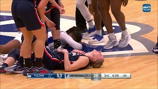 🤕 Paige Bueckers Hurts NECK After Collision With Teammate KK Arnold | #9 UConn Huskies vs Seton Hall