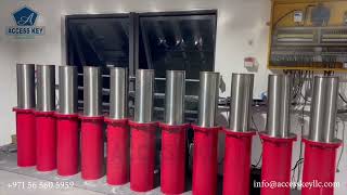 Automatic Racing Bollards | High-Security Access Control Dubai. 