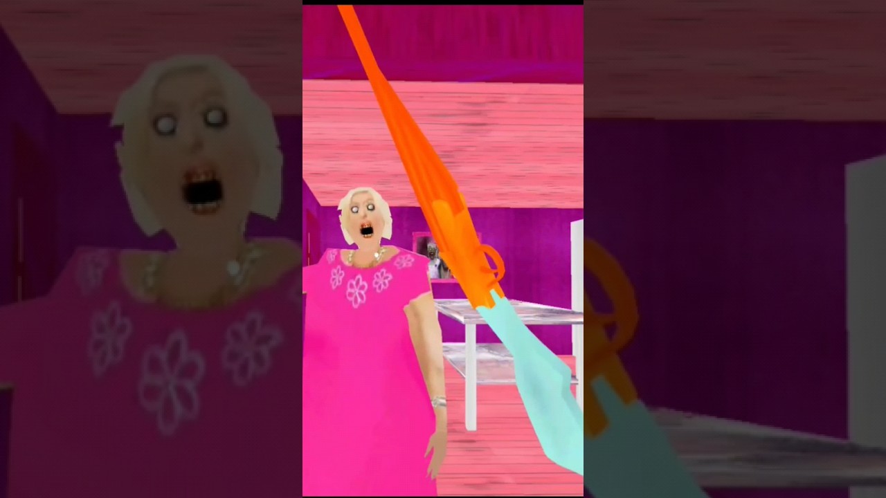 Gun Glitch in Barbie Granny v1.8