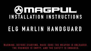 Magpul Instructions - Elg Marlin Handguard