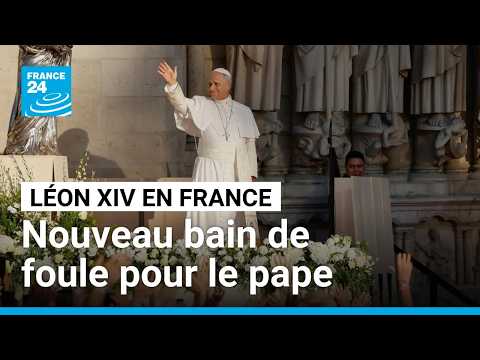 Fin des vêpres du pape Léon XIV : rencontre avec le maire de Paris devant Notre-Dame • FRANCE 24